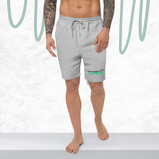 Stay Weird Fleece Shorts